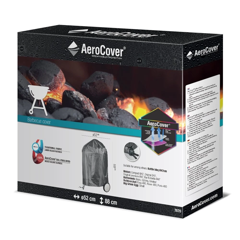 AeroCover BBQ Beschermhoes Ø 47 Cm 4 AeroCover BBQ Beschermhoes Ø 47 Cm - Afbeelding 2