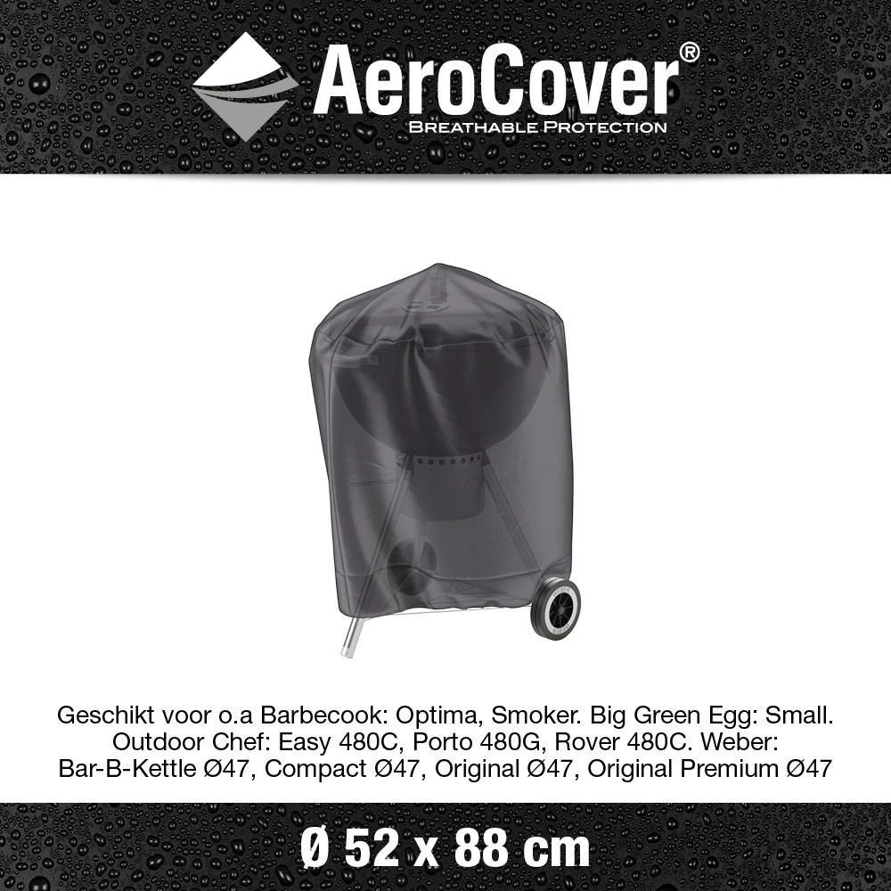 AeroCover BBQ Beschermhoes Ø 47 Cm 5 AeroCover BBQ Beschermhoes Ø 47 Cm - Afbeelding 3