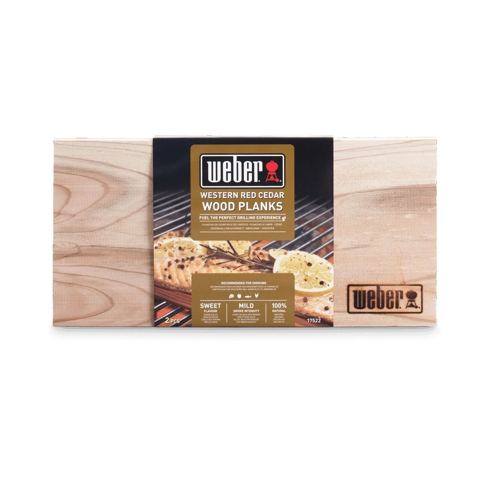 Weber® Cederhouten Rookplank - Klein 4 Weber® Cederhouten Rookplank - Klein - Afbeelding 2