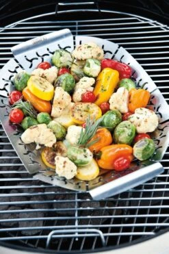 Weber® Grillkorf - Klein Model, Roestvrij Staal -Bastar Barbecues Winkel weber grillkorf klein model roestvrij staal 1615542879 l