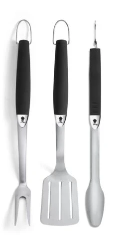 Weber® Premium Tool Set - Driedelig, Roestvrij Staal, Zwart